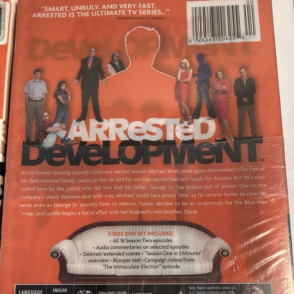 🌙 3/$30 Arrested Development Seasons 1 and 2 
📀 DVD New Sealed - Picture 3 of 3